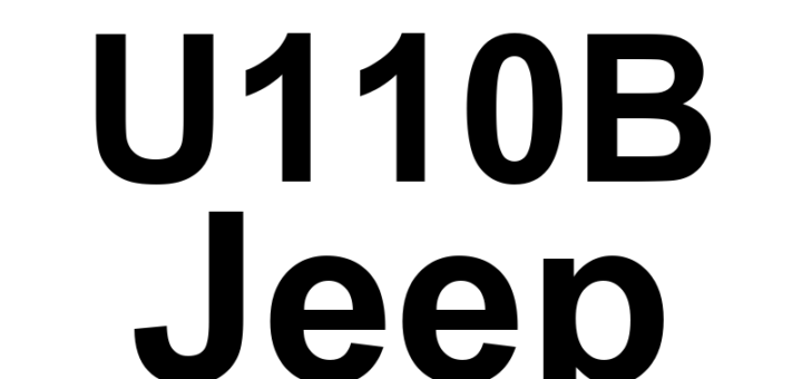 DTC U110B Jeep - Definição em inglês: Lost Engine Coolant Message Definição em Português: Mensagem de Perda do Líquido de Arrefecimento do Motor.