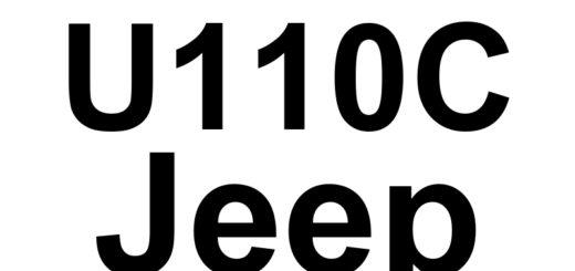 DTC U110C Jeep - Definição em inglês: Lost Fuel Level Message Definição em Português: Mensagem do Nível de Combustível - Perdida