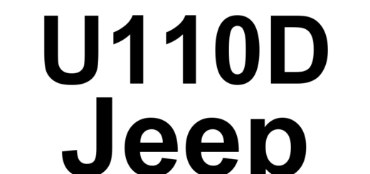 DTC U110D Jeep - Definição em inglês: Lost Communication With Security Siren (Stop/Start Diesel) Definição em Português: Comunicação Perdida com a Sirene de Segurança (Stop/Start Diesel)