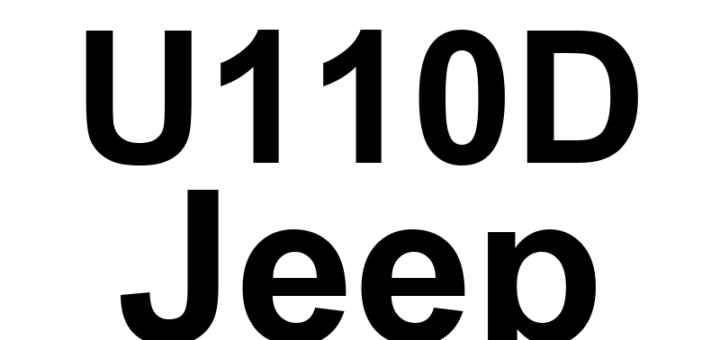 DTC U110D Jeep - Definição em inglês: Lost Communication With Security Siren (Stop/Start Diesel) Definição em Português: Comunicação Perdida com a Sirene de Segurança (Stop/Start Diesel)