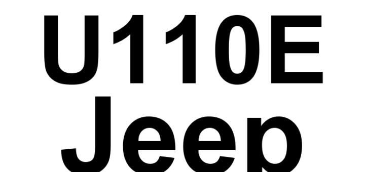 DTC U110E Jeep - Definição em inglês: Lost Ambient Temperature Message Definição em Português: Mensagem de Temperatura Ambiente Perdida