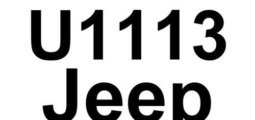 DTC U1113 Jeep - Definição em inglês: Igniction Status -From Body Control Module - Signal Not Available Definição em Português: Status de Ignição - Do Módulo de Controle da Carroceria - Sinal Não Disponível.