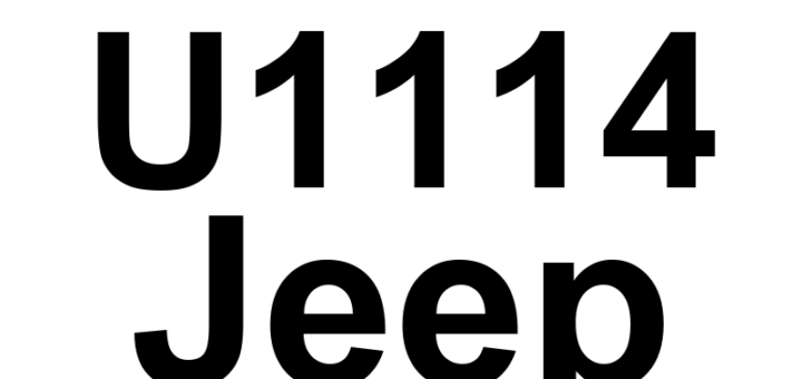 DTC U1114 Jeep - Definição em inglês: Remot Start Activation Status -From Body Control Module - Signal Not Available Definição em Português: Status de Ativação do Partida Remota - Sinal Não Disponível do Módulo de Controle da Carroceria.