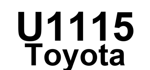 DTC U1115 Toyota - Definição em inglês: Lost Communication with Tilt and Telescopic Module Definição em Português: Módulo de Inclinação e Telescópico - Comunicação Perdida