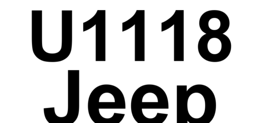 DTC U1118 Jeep - Definição em inglês: Lost Engine Message Definição em Português: Mensagem do Motor Perdida