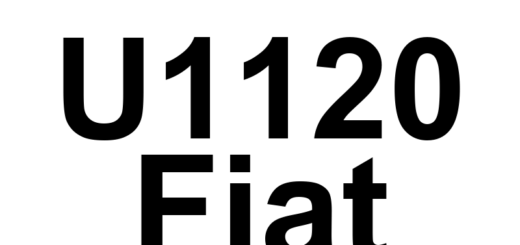 DTC U1120 Fiat - Definição em inglês: Lost Wheel Distance Message Definição em Português: Mensagem de Distância da Roda Perdida