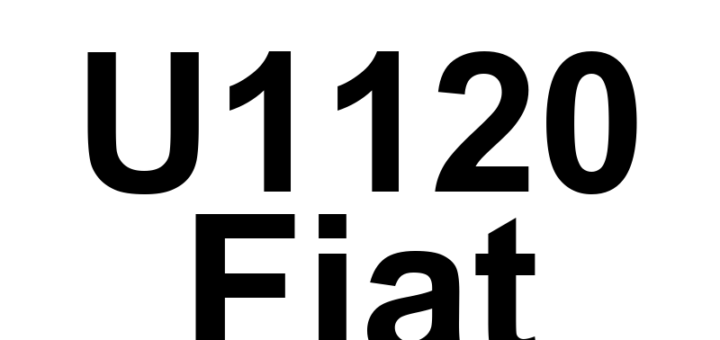 DTC U1120 Fiat - Definição em inglês: Lost Wheel Distance Message Definição em Português: Mensagem de Distância da Roda Perdida