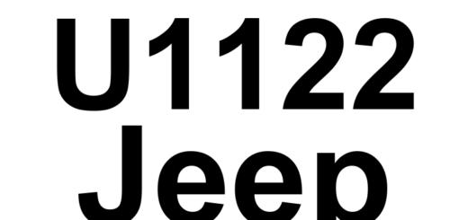 DTC U1122 Jeep - Definição em inglês: Lost Communication With LIN ECU 2 Definição em Português: Comunicação Perdida com ECU LIN 2
