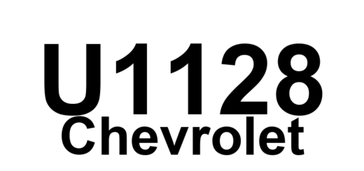 DTC U1128 Chevrolet - Definição em inglês: Lost Communications With Radio Definição em Português: Rádio - Comunicação Perdida