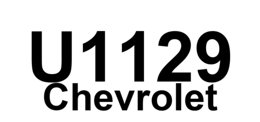 DTC U1129 Chevrolet - Definição em inglês: Loss of AMP Communications Definição em Português: Perda de Comunicação com o Amplificador (AMP)
