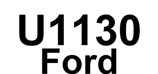 DTC U1130 Ford - Definição em inglês: Data Circuit Message Definição em Português: Circuito de Dados - Mensagem