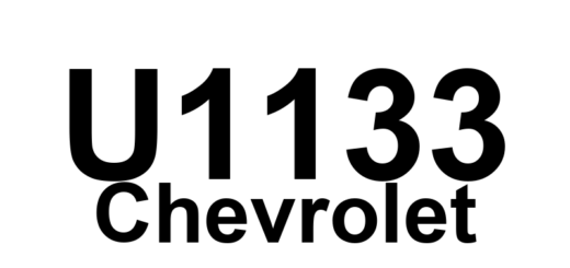 DTC U1133 Chevrolet - Definição em inglês: Lost Communication With DVD Player Definição em Português: Perda de Comunicação com o Reprodutor de DVD.