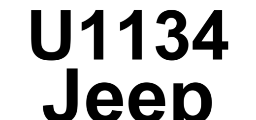 DTC U1134 Jeep - Definição em inglês: Lost Stop/Start Switch 2 Message Definição em Português: Mensagem de perda do interruptor Stop/Start 2