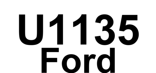DTC U1135 Ford - Definição em inglês: Data Circuit Message Definição em Português: Circuito de Dados - Mensagem