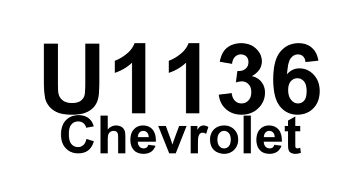 DTC U1136 Chevrolet - Definição em inglês: Lost Communications With Digital Audio Broadcast Definição em Português: Comunicações Perdidas com a Transmissão de Áudio Digital