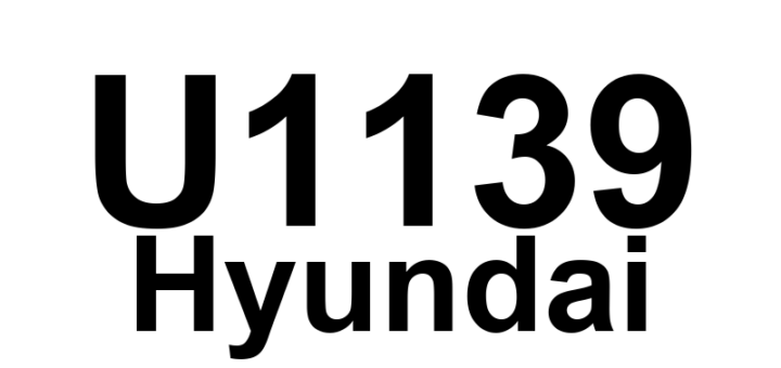 DTC U1139 Hyundai - Definição em inglês: DIS AMP Unit Fan Operation Error - no plug put or line open(Fan is not running although it should be on) Definição em Português: Unidade AMP DIS - Erro na operação do ventilador (Plugue desconectado ou linha aberta; Ventilador não está funcionando quando deveria estar ligado)