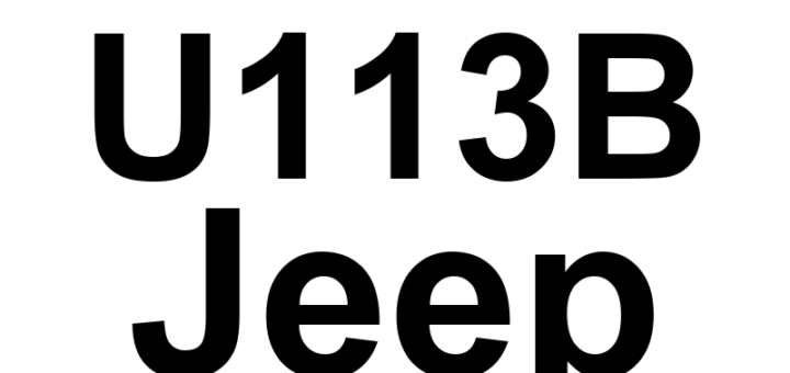 DTC U113B Jeep - Definição em inglês: Lost Communication With Switch Bank Module Definição em Português: Módulo do Banco de Interruptores - Comunicação Perdida