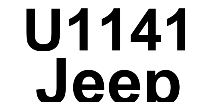 DTC U1141 Jeep - Definição em inglês: Lost ESP Torque Request Message Definição em Português: Mensagem de Solicitação de Torque do ESP Perdida