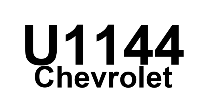 DTC U1144 Chevrolet - Definição em inglês: Loss of PHN Communications Definição em Português: Perda de Comunicação com PHN