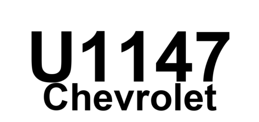 DTC U1147 Chevrolet - Definição em inglês: Lost Communication With Onstar Definição em Português: Comunicação Perdida com Onstar