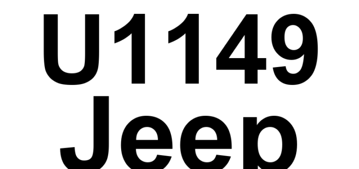 DTC U1149 Jeep - Definição em inglês: Lost Communication With Multi-Function Switch Definição em Português: Comunicação Perdida com o Interruptor Multifuncional.
