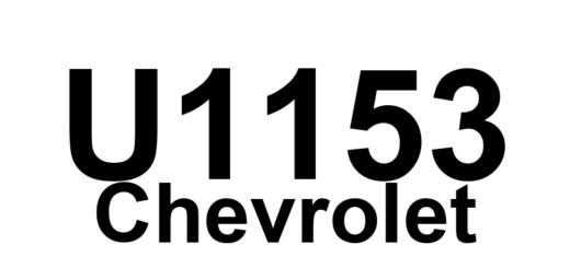 DTC U1153 Chevrolet - Definição em inglês: Lost Communication With Climate Control Panel Definição em Português: Painel de Controle do Clima - Comunicação Perdida