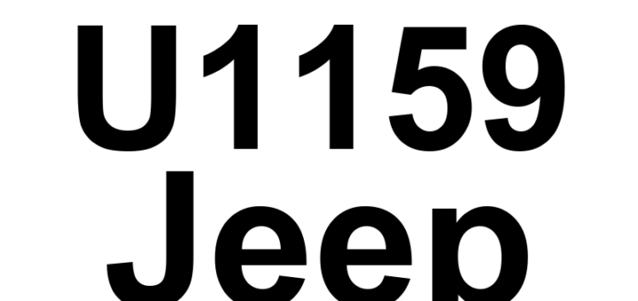 DTC U1159 Jeep - Definição em inglês: Lost Communication With Automatic Sway Bar System (ASBS) Module Definição em Português: Módulo do Sistema de Barra Estabilizadora Automática (ASBS) - Comunicação Perdida