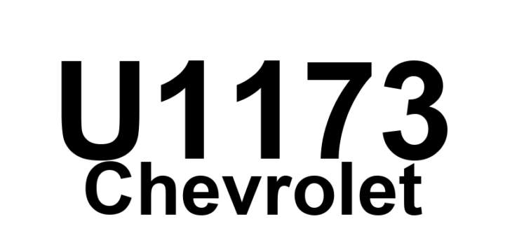 DTC U1173 Chevrolet - Definição em inglês: Lost Communications With Moveable Roof Module Definição em Português: Comunicação Perdida com o Módulo do Teto Móvel.