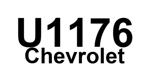 DTC U1176 Chevrolet - Definição em inglês: Lost Communications With Remote Function Actuation (RCDLR) Definição em Português: Comunicações Perdidas com o Atuador de Funções Remotas (RCDLR)
