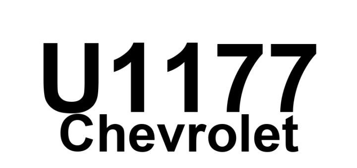 DTC U1177 Chevrolet - Definição em inglês: Lost Communications With Folding Top Controller (RDM) Definição em Português: Comunicação Perdida com o Controlador do Teto Retrátil (RDM)