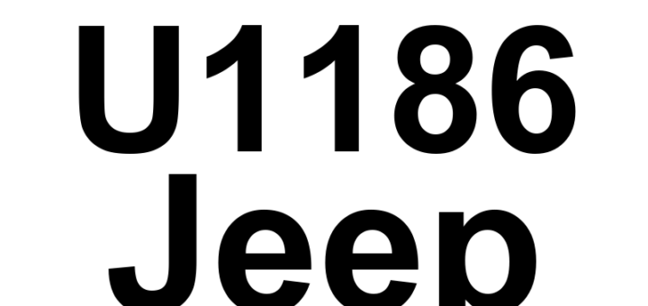 DTC U1186 Jeep - Definição em inglês: Lost Communication With Adaptive Cruise Control Module Definição em Português: Módulo do Controle de Cruzeiro Adaptativo - Comunicação Perdida