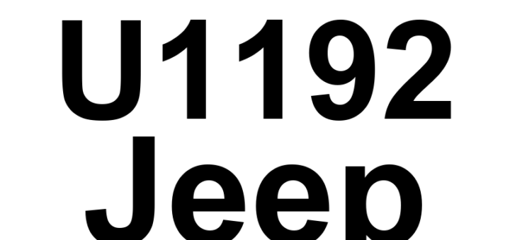 DTC U1192 Jeep - Definição em inglês: Lost Communication With Lower Switch Bank Definição em Português: Comunicação Perdida com o Banco de Interruptores Inferior