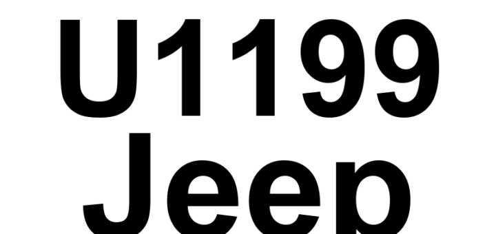 DTC U1199 Jeep - Definição em inglês: Lost Hood Ajar Switch Voltage Message Definição em Português: Mensagem de Voltagem do Interruptor do Capô Aberto Perdida