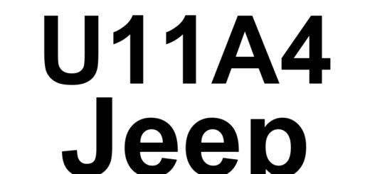 DTC U11A4 Jeep - Definição em inglês: Lost Brake Pressure Sensor 2 Message Definição em Português: Sensor de Pressão do Freio 2 - Mensagem Perdida