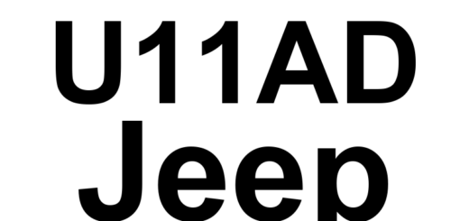DTC U11AD Jeep - Definição em inglês: Lost Communication W/Left Side Satellite Impact Sensor 4 Definição em Português: Sensor de Impacto Lateral Esquerdo 4 - Falha de Comunicação