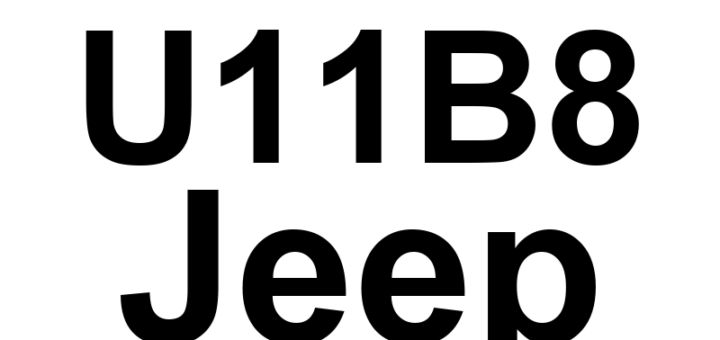 DTC U11B8 Jeep - Definição em inglês: Lost Communication With Integrated Center Stack (ICS) Definição em Português: Comunicação Perdida com o Painel Central Integrado (ICS)