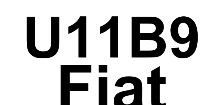 DTC U11B9 Fiat - Definição em inglês: Lost Communication With RF Hub Definição em Português: Comunicação Perdida com o Módulo RF Hub.