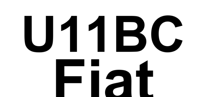 DTC U11BC Fiat - Definição em inglês: Lost Brake Switch Message Definição em Português: Mensagem do interruptor do freio perdida.