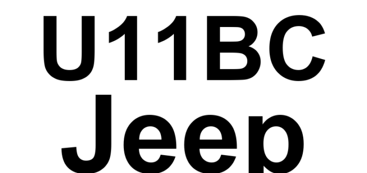 DTC U11BC Jeep - Definição em inglês: Brake Switch Signal - Not Valid Definição em Português: Sinal do interruptor de freio - Não é válido