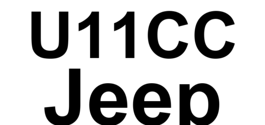 DTC U11CC Jeep - Definição em inglês: Lost Right Rear Wheel Speed Meassage Definição em Português: Mensagem de Velocidade da Roda Traseira Direita Perdida.