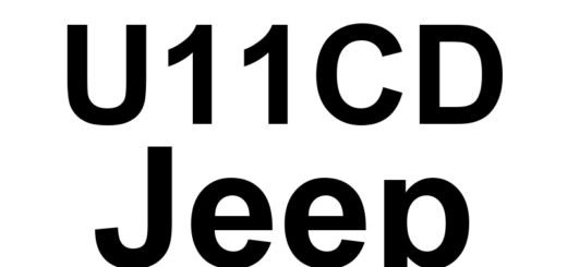 DTC U11CD Jeep - Definição em inglês: Lost Both Rear Wheel Speed Messages Definição em Português: Mensagens de Velocidade das Duas Rodas Traseiras Perdidas