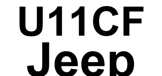DTC U11CF Jeep - Definição em inglês: Vehicle Longitudinal Acceleration - Signal Invalid Definição em Português: Aceleração Longitudinal do Veículo - Sinal Inválido