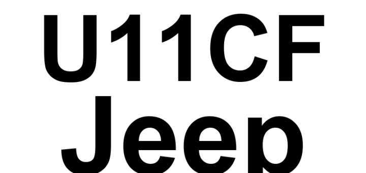 DTC U11CF Jeep - Definição em inglês: Vehicle Longitudinal Acceleration - Signal Invalid Definição em Português: Aceleração Longitudinal do Veículo - Sinal Inválido