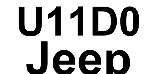 DTC U11D0 Jeep - Definição em inglês: Lost Ignition Key Status Message Definição em Português: Mensagem de Status da Chave de Ignição Perdida.