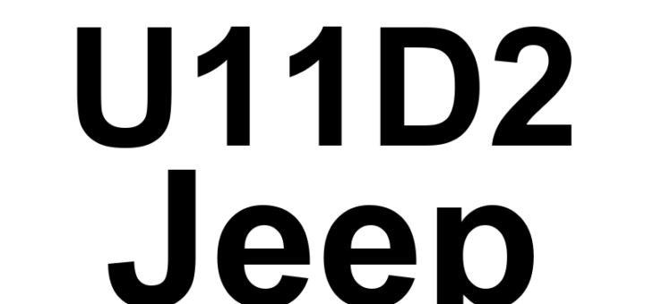 DTC U11D2 Jeep - Definição em inglês: Ambient Temperature - Signal Invalid Definição em Português: Temperatura Ambiente - Sinal Inválido