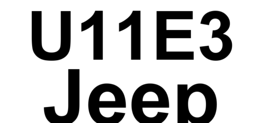 DTC U11E3 Jeep - Definição em inglês: TCM Lost Communication With ESM On DPT CAN Definição em Português: Módulo de Controle de Transmissão (TCM) - Comunicação perdida com Módulo de Controle de Mudança (ESM) na Rede CAN do Trem de Força (DPT).