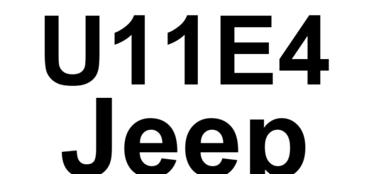 DTC U11E4 Jeep - Definição em inglês: CAN Communication Messages Missing Definição em Português: Mensagens de Comunicação CAN - Ausentes