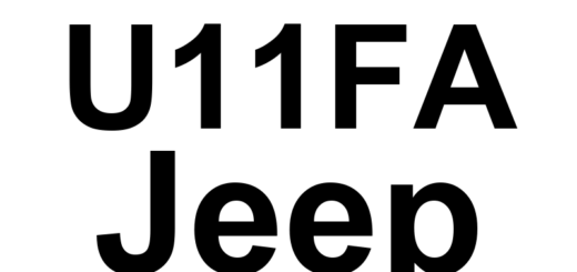 DTC U11FA Jeep - Definição em inglês: Lost Communication With Right Blind Spot Sensor Definição em Português: Sensor do Ponto Cego Direito - Comunicação Perdida