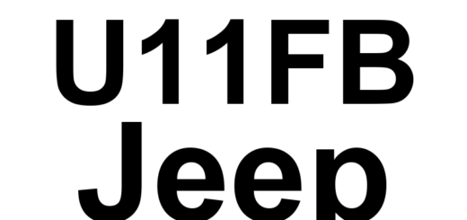 DTC U11FB Jeep - Definição em inglês: Lost Communication With Left Blind Spot Sensor Definição em Português: Comunicação Perdida com o Sensor de Ponto Cego Esquerdo.