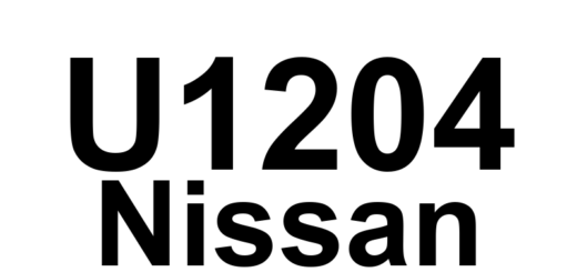 DTC U1204 Nissan - Definição em inglês: GPS Comm Definição em Português: Comunicação do GPS - Falha detectada